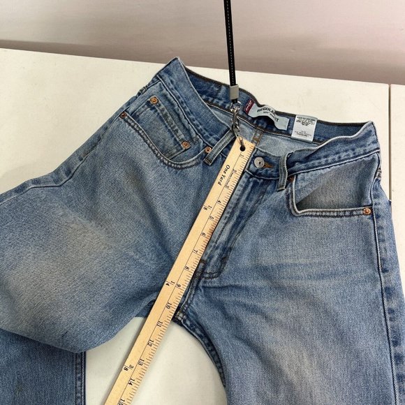 Vtg Y2K Levis 505 Classic Straight Fit Jeans Blue 31x28.5 Denim Stonewashed Mens - Picture 13 of 16